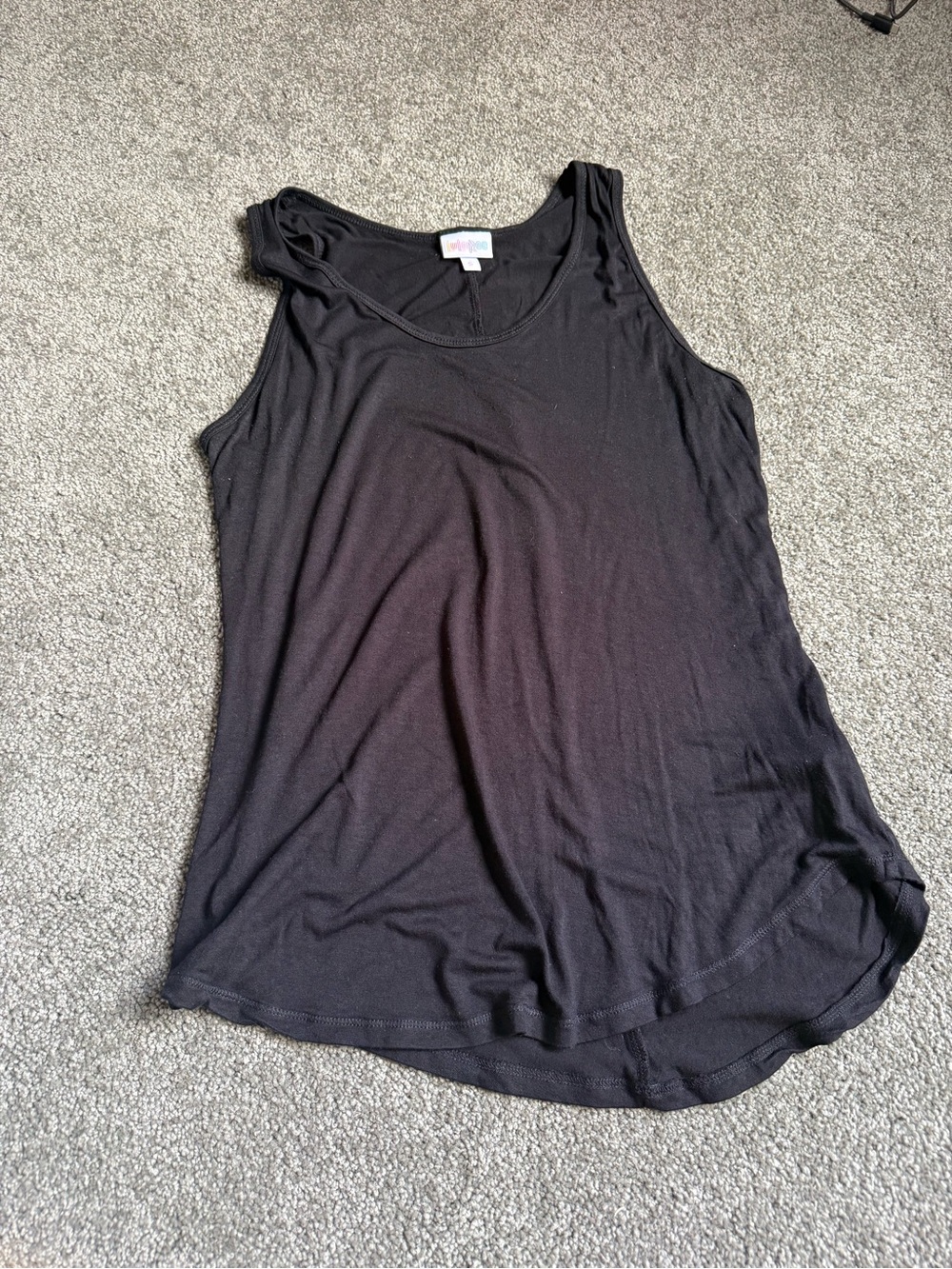 Solid Black Lularoe Tank Top